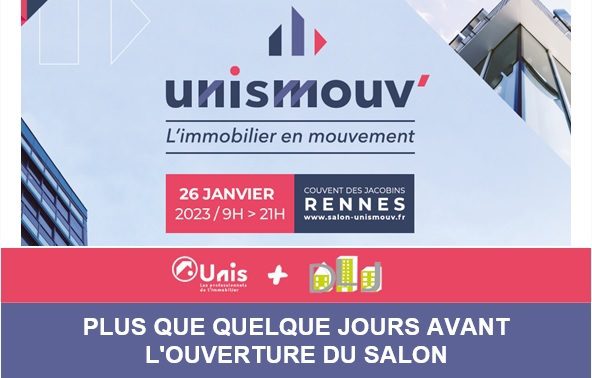 Le salon UNISMOUV’ le 26 janvier 2023 à RENNES